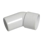 FloPlast ABS Solvent Waste 135 Deg Bends 32mm to 50mm - 32mm - White