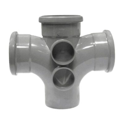 FloPlast Ring Seal 92.5 Degree Double Branch SP230, Plumb Parts Glasgow
