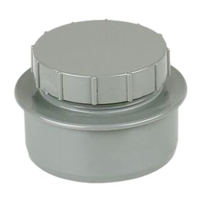 FloPlast Solvent Soil Screwed Access Cap SS292, Plumb Parts Glasgow