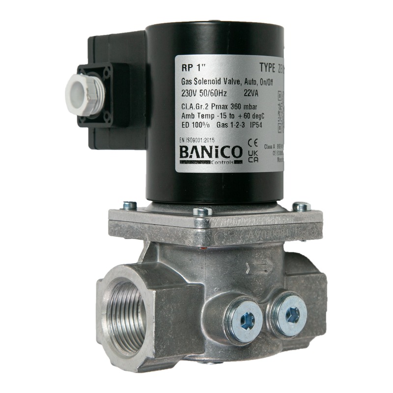 Banico Gas Solenoid Valve 1/4 Inch to 1 1/2 Inch Banico Gas Solenoid Valve 1/4 Inch to 1 1/2 Inch
