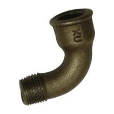 Black Malleable Iron 90 Degree Bend M x F, Plumb Parts Glasgow