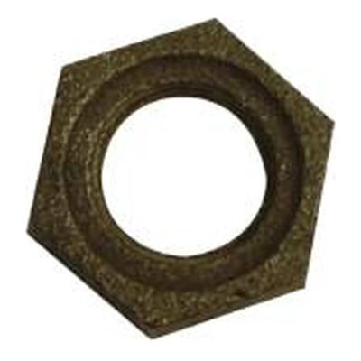 Black Malleable Iron Backnut, Plumb Parts Glasgow