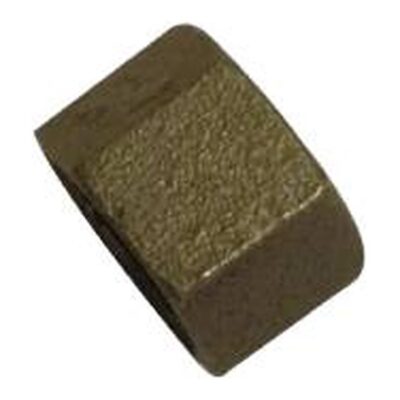 Black Malleable Iron Hexagon Cap, Plumb Parts Glasgow