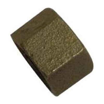 Black Malleable Iron Hexagon Cap, Plumb Parts Glasgow