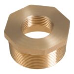 Brass Hexagon Bush 1/4 inch to 2 inch - 1/4