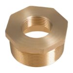 Brass Hexagon Bush 1/4 inch to 2 inch - 1/4