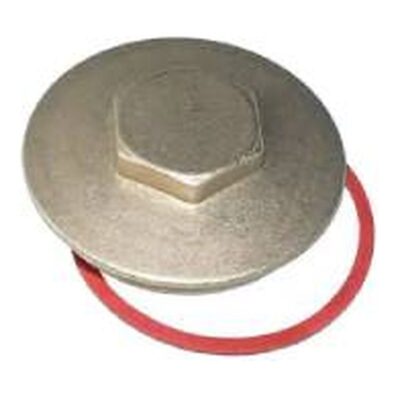 Brass Immersion Heater Plug & Washer 2.1/4", Plumb Parts Glasgow