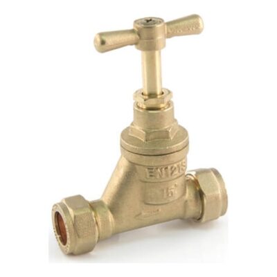 Brass Stopcock Copper x Copper 15mm to 54mm