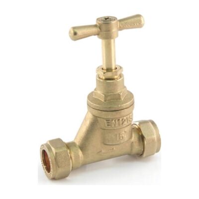 Brass Stopcock Copper x Copper 15mm to 54mm