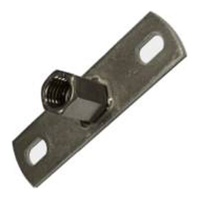BZP Male Steel Back Plate M10