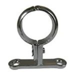 Die-Cast School Board Pipe Clip Brass and Chrome 15mm to 76mm - 15mm Chrome
