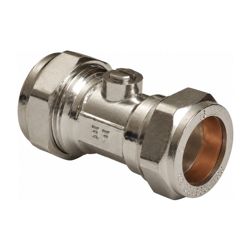 Chrome Isolating Valve 15mm to 22mm Chrome Isolating Valve 15mm to 22mm