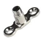 Chrome Back Plate M10 Male and Female - Male M10