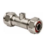 Chrome Service Valve 15mm x 1/2 inch - Straight