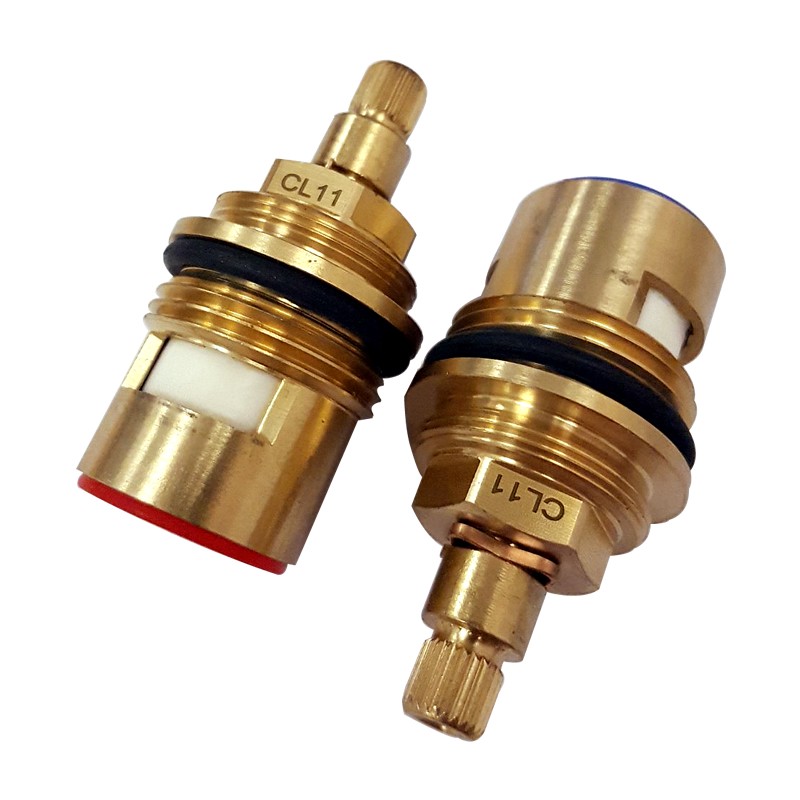 CL11 Ceramic Disc Tap Cartridge 3/4 Inch Hot and Cold Pair CL11 Ceramic Disc Tap Cartridge 3/4 Inch Hot and Cold Pair