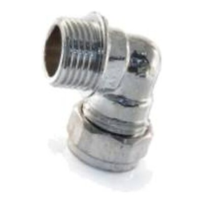 Compression Chrome Plated Male Elbow