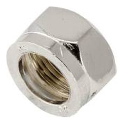 Compression Chrome Plated Nut, Plumb Parts Glasgow