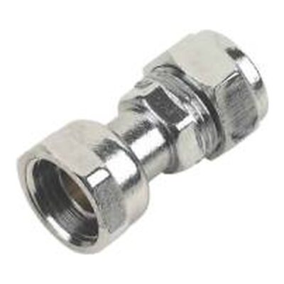 Compression Chrome Plated Straight Tap Connector