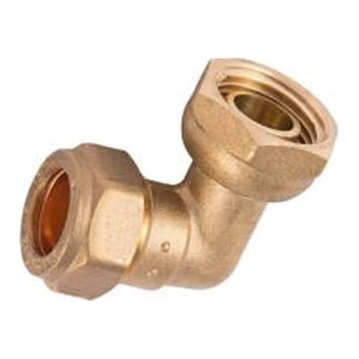 Compression DZR Bent Tap Connector