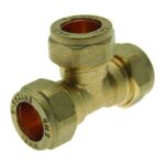 Compression Equal Tee 8mm to 54mm - 12mm