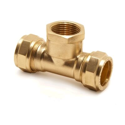 Compression Female Branch Tee, Plumb Parts Glasgow