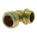 Compression Male Elbow 8mm to 54mm - 12mm x 3/8