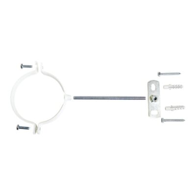 Convent+ Single Retro-Fit White 100mm Flue Clip