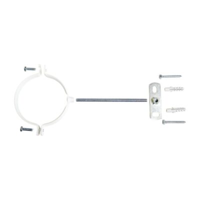 Convent+ Single Retro-Fit White 100mm Flue Clip