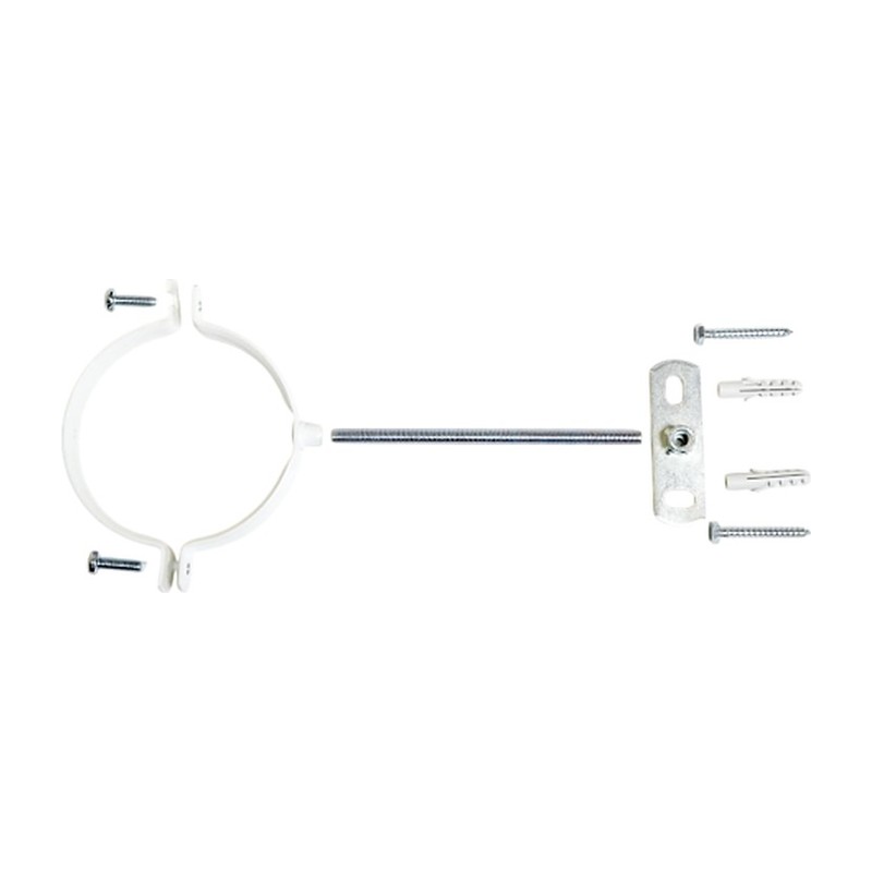 Convent+ Single Retro-Fit White 100mm Flue Clip Convent+ Single Retro-Fit White 100mm Flue Clip