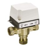 Danfoss Motorised Valve 2 Port and 3 Port 15mm to 28mm - 3-port-x-22mm-shoe-type