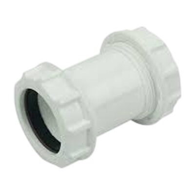 FloPlast Compression Straight Coupler WC07, Plumb Parts Glasgow
