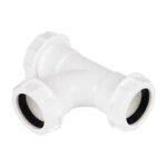 FloPlast Universal Compression Tee - WC22 32mm - 32mm