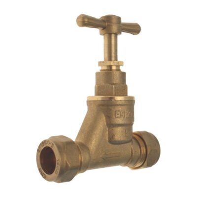 DZR Stopcock Copper x Copper 15mm to 28mm
