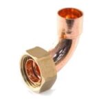 End Feed Bent Cylinder Union 22mm to 28mm - 22mm x 1