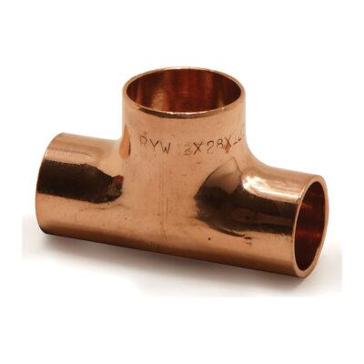 End Feed Both Ends Reduced Tee, Plumb Parts Glasgow