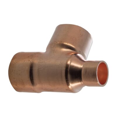 End Feed Reduced End Tee 15mm to 67mm, Plumb Parts Glasgow