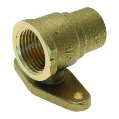 End Feed Straight Wallplate Adaptor, Plumb Parts Glasgow