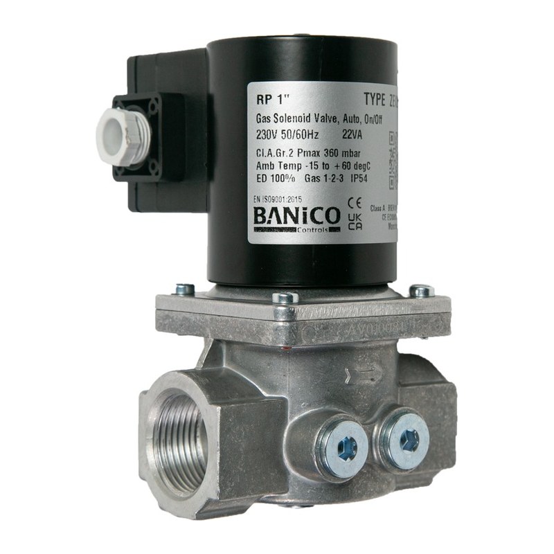 Banico gas solenoid safety valve