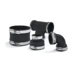Fernco EPDM Plumbing Tees 30mm to 118mm - 106mm to 118mm