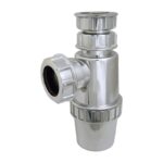 FloPlast Telescopic Bottle Trap 76mm Seal - 32mm - White