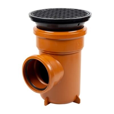 FloPlast Underground Circular Grid Bottle Gully D510 110mm