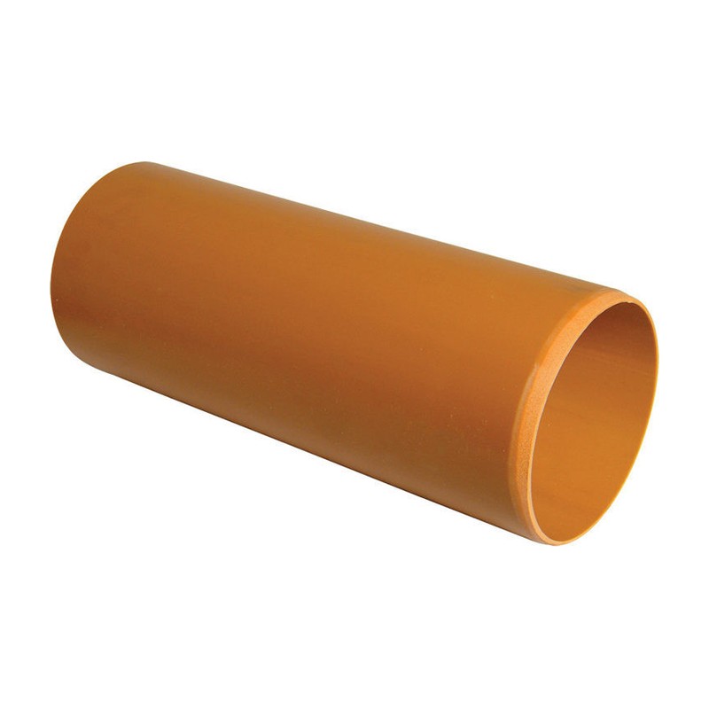 FloPlast Underground Drainage Pipe 110mm x 6m FloPlast Underground Drainage Pipe 110mm x 6m