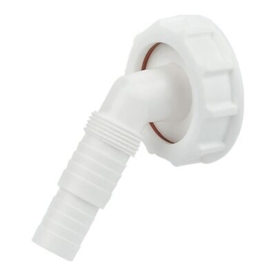 FloPlast White Overflow & Hose Connector