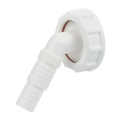 FloPlast White Overflow & Hose Connector
