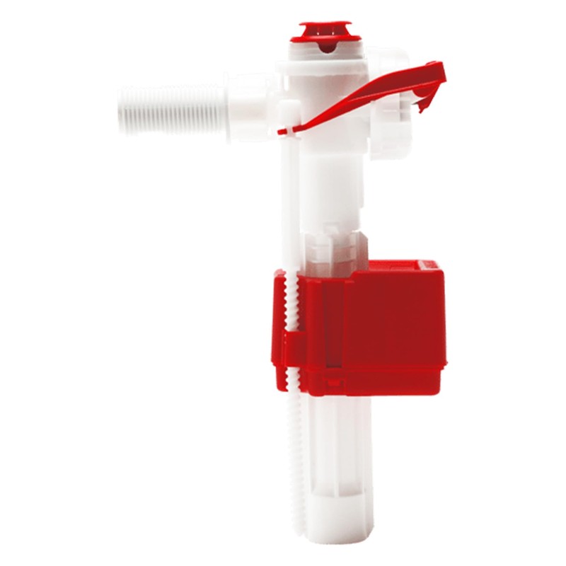 Fluidmaster PRO747UK Side Entry Fill Valve 1/2" Plastic Shank Fluidmaster PRO747UK side entry fill valve with 1/2 inch plastic shank and red float