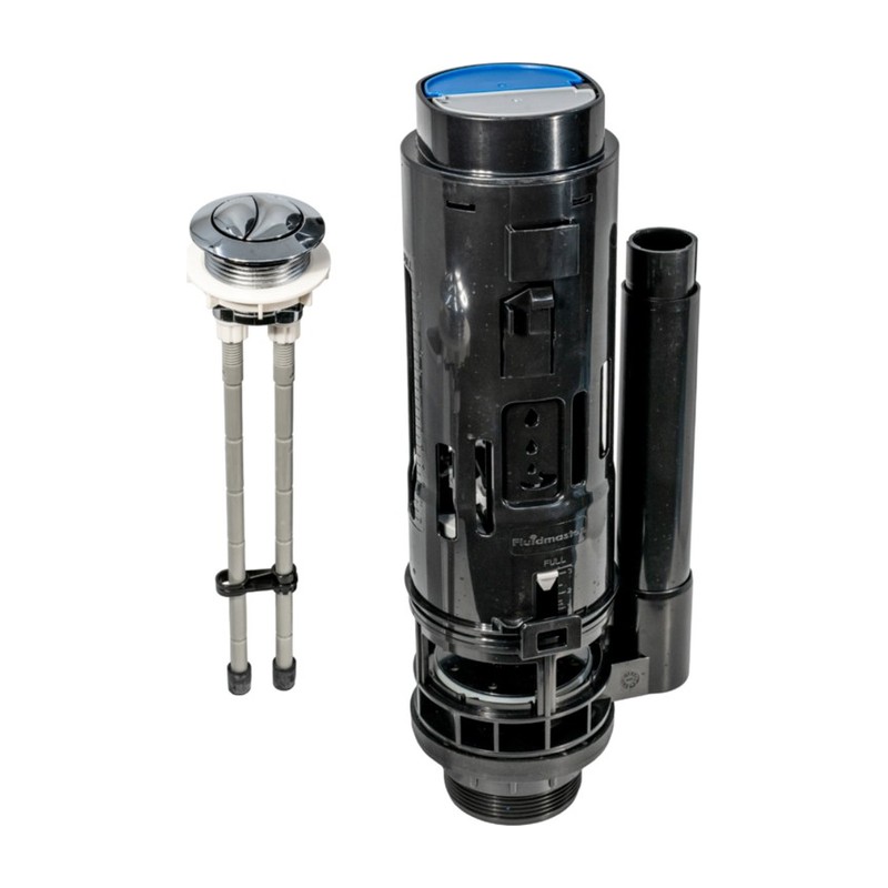 Fluidmaster PRO820UK Mechanical Dual Flush Valve Fluidmaster PRO820UK mechanical dual flush valve with chrome dual push button and rods