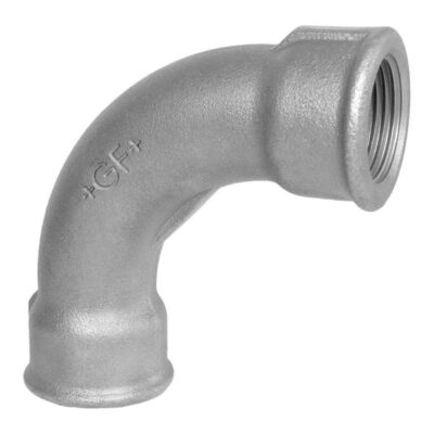 Galvanised Malleable Iron 90 Deg Bend FxF