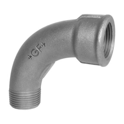 Galvanised Malleable Iron 90 Deg Bend M x F
