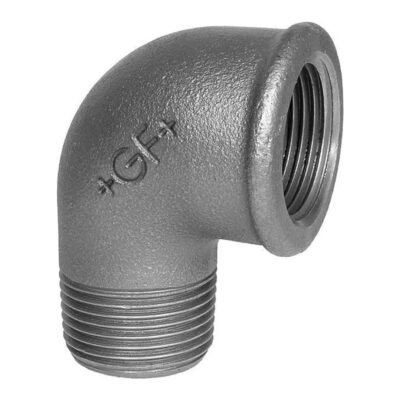 Galvanised Malleable Iron 90 Deg Elbow M x F