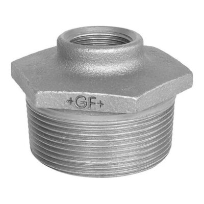 Galvanised Malleable Iron Hexagon Bush MxF